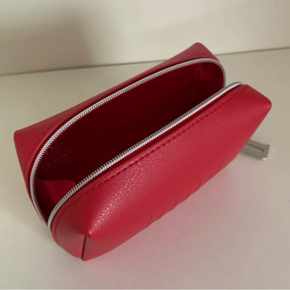 Dior red zippy Pouch